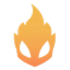 Icône d’un fournisseur de jeux avec effet de feu